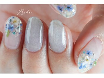 ネイルサロンリシェ 烏丸御池(Recher)/紫陽花ネイル