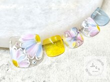 ネイルサロン ふるる 大須店/☆フットミディアムネイル☆#162