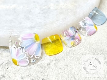 ネイルサロン ふるる 大須店/☆フットミディアムネイル☆#162