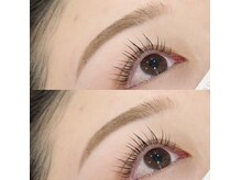 エミュアイラッシュ(emu eyelash)の雰囲気（テープWAXで整えるアイブロウ）