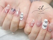 イル 神戸店/ワンホン×リボンネイル