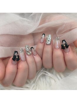 リンドネイル バイ モカ アンド ララ(Lind nail by moca and LaLa)/大人モテネイル