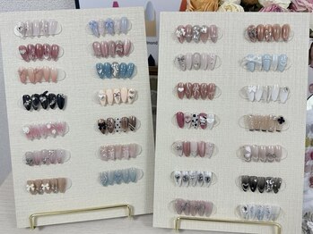 バイムーンサロン(By Moon Salon)の写真/22時迄営業でお仕事帰りOK!【初回オフ無料/カラー変更可能】飽きずに楽しめるトレンドネイル♪モチも◎