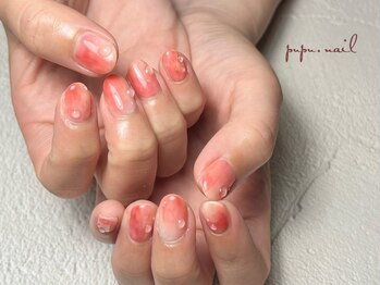 ププネイル(pupu.nail)の写真/《自爪に優しいパラジェル対応◎》ショートネイルだからこそ映えるデザインで自分らしいネイルが楽しめる★