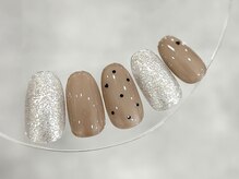 ネイルサロン リッチーズ(nail salon Riches)/ブラウン　冬ネイル