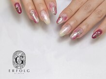 エアフォルク 銀座(ERFOLG)/春感あふれるニュアンスネイル