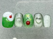 ネイルメゾン 天神店(NAIL MAISON)/メロンクリームソーダ夏￥7500