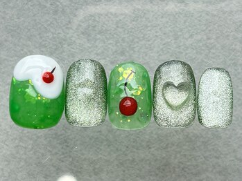 ネイルメゾン 天神店(NAIL MAISON)/メロンクリームソーダ夏¥7500
