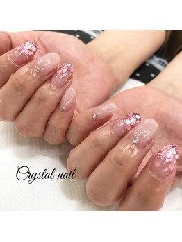 クリスタルネイル ゆめタウン博多店(CRYSTAL NAIL)/ラメグラデーション