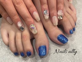 シースルー×ビジュー×キラキラ