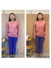 ビュースタイル川西/姿勢が良くなりました