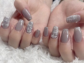 ネイルマジック 仙台一番町店(NAIL MAJIC)/ツイードネイル☆