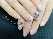 メルシー(Merci)/人気のキラキラワンホンネイル