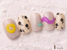 アイネイルズ 横浜WEST店(I-nails)/ぷっくりフラワー韓国8480円