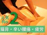 【女性人気】猫背・姿勢が気になる方！全身オイルリンパマッサージ60分 