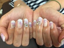 イーズネイル 堺(e's Nail)/渦巻きネイル