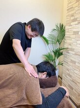 リラックスサロンふわり/男性ならではの力強い施術も◎