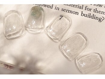 ネイルデコ(nail DECO)/クリアネイル【鹿間】