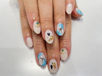 クォーターリゾートネイル(QUARTER RESORT nail)/天然石ネイル☆