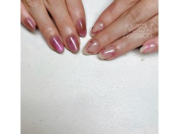 ノエム ネイルサロン(NOEM)/人気ピンクマグネット