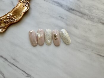 レナトゥス(Renatus)/蝶々ネイル ピンク