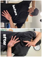 Rストレッチ/【変化】ビフォーアフター