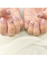 ツキネイル(TSUKI nail)/紫陽花ネイル