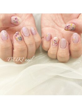 ツキネイル(TSUKI nail)/紫陽花ネイル