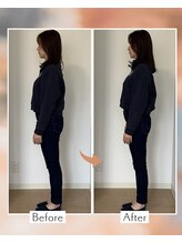 藤沢南口整体サロン/20代女性　正しい姿勢へ！