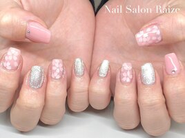春デザインネイル/桜ネイル