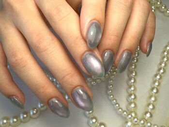 パダアット ヴァラネイル 天神南店(PADA at VALLANAIL)/マグネットネイル/ワンカラー