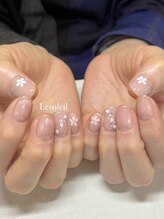 ル ソレイユ(Le soleil)/桜ネイル byあやか