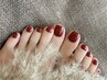 【7.8月限定FOOT】オフ込み◆角質除去+フット1カラー ¥9020 → ¥7260