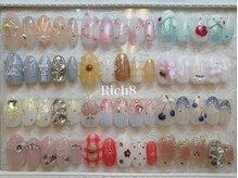 ネイルアンドまつげエクステ リッチエイト 原宿店(Rich8)の雰囲気（オフ無料色変え可/キャンペーン定額￥7300~韓国パーツ定額￥8300~）