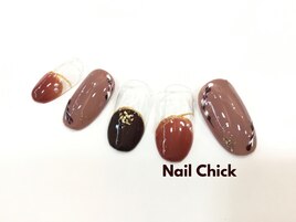 バレンタインネイル