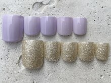 フリークネイル(FREAK Nail)/ワンカラーorラメFOOT ¥8500