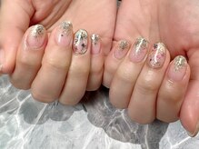 シェリ(Cheri)/ヴィンテージフラワー　ゴールド