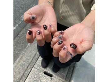 地雷系/ショート/アート・パーツ