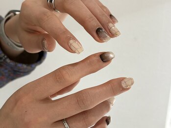 ペペ バイ オカバ 伏見店(PEPE by okaba)/チェックとじゅわっとグラデ