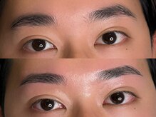 ハク 銀座(HAK.)/メンズ眉毛ワックスBefore/After
