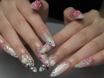 ベルネイル 池袋(Belle Nail)/マグネット、バラネイル