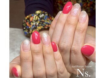 エヌエス ネイルアンドアイブロウ(Ns)/ワンカラーネイル♪