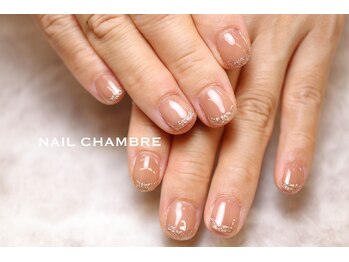 ネイル シャンブル(nail CHAMBRE)/ラメフレンチ
