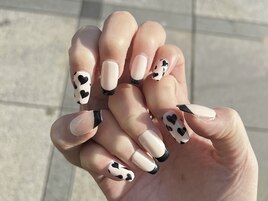 大人気の#ハートネイル