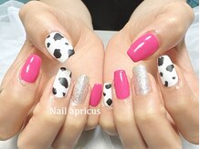 ネイルアプリクス 恵比寿(Nail apricus EBISU)/定額◆牛柄ネイル￥9080