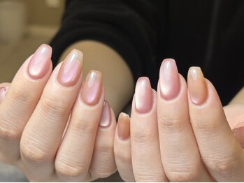 グロッシー ネイル 爪屋(Glossy nail)の写真/【オフ無料！】指先からキレイに♪Jrネイリスト期間限定価格！ワンカラー・マグネットネイルが4000円以下◎