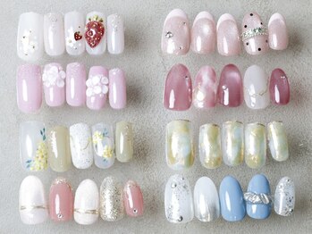 毎月変わる【3月 定額ネイル】