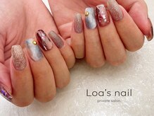 ロアズネイル(Loa's nail)/つけ放題90（過去定額デザイン）