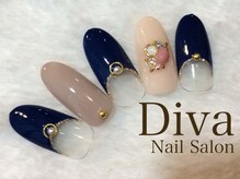 ネイルサロンディーバ 石橋店(Diva)/autumnフレンチ ￥7700