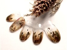 ボボカ(BOVOKA)/秋感じるもみじネイル